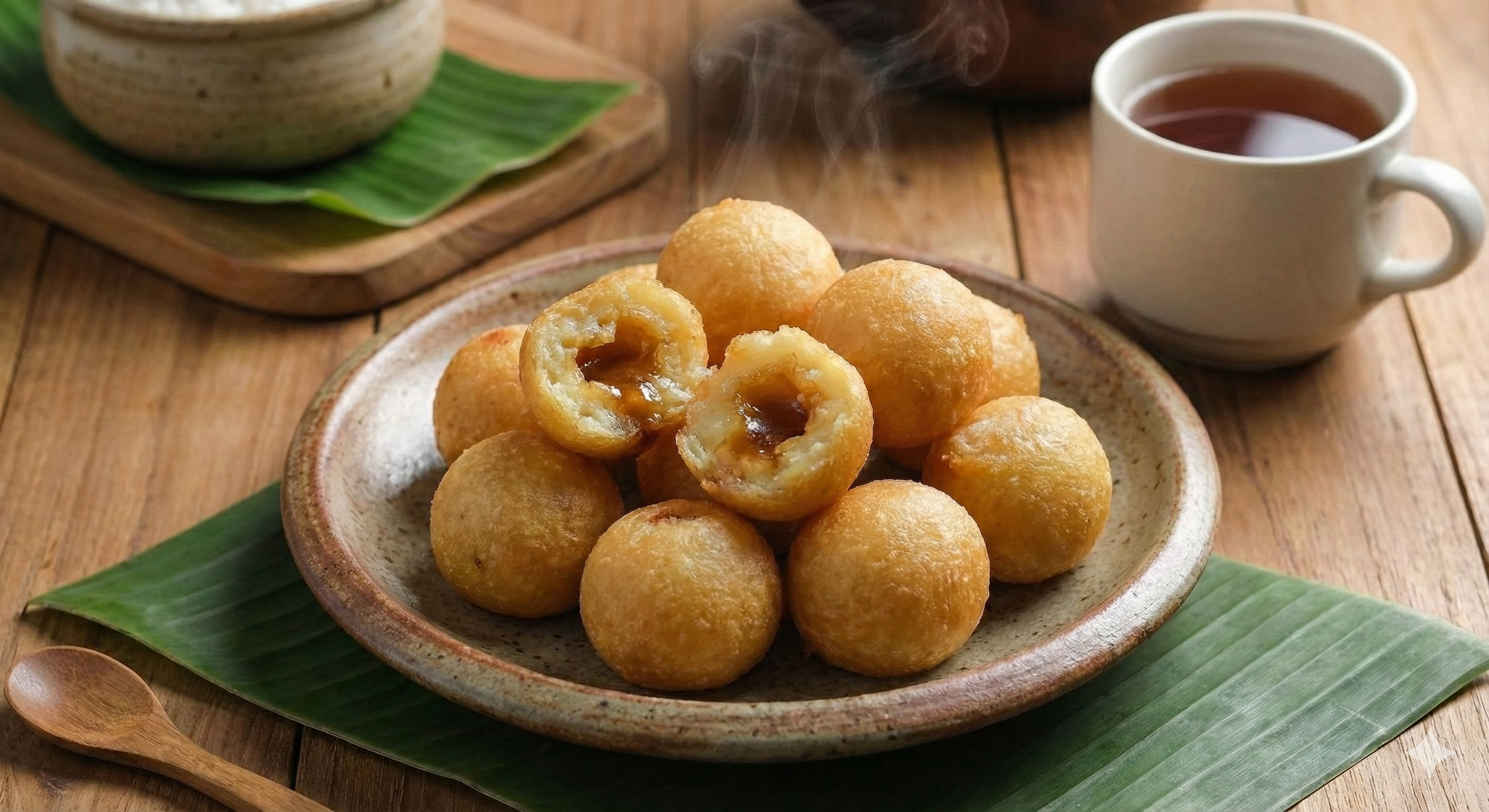 Tape Goreng Isi Gula Aren